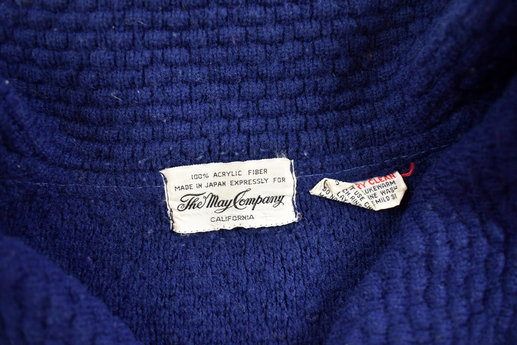 Vintage 1980s The May Company Knit Button Up Cardigan Sweater