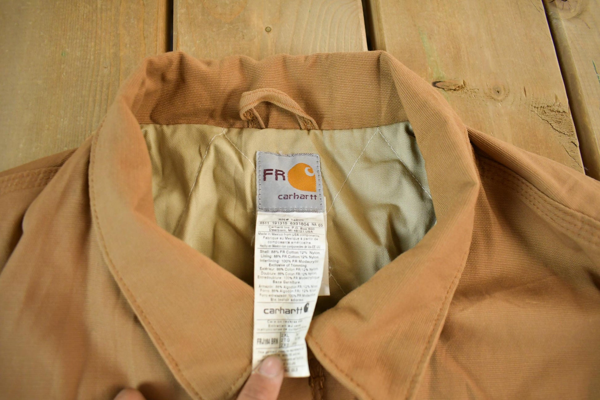 Vintage 2000s Carhartt Jacket FR Resistant Men's 2XL