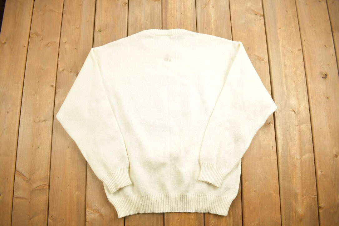Vintage 1990s The Men's Store Knitted Crewneck Sweater