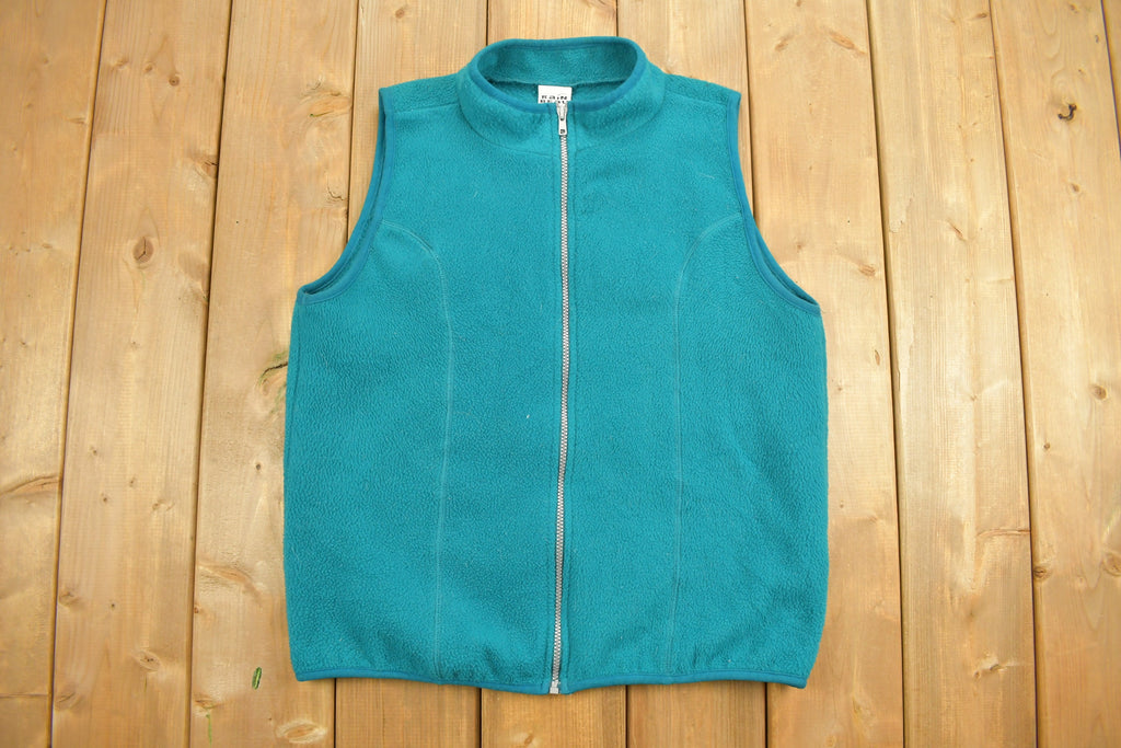 Vintage 1990s Rain Beau Fleece Sweater Vest