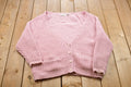 Vintage 1990s Shenanigans Pink Knitted Cardigan Sweater