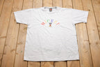 Vintage 1990s Mickey Mouse Embroidered T-Shirt