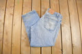 Vintage 1990s Levi's 565 Red Tab Denim Jeans Size 38 x 30