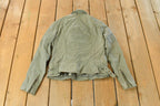 Vintage 2000s Muubaa Leather Biker Jacket Women's Small