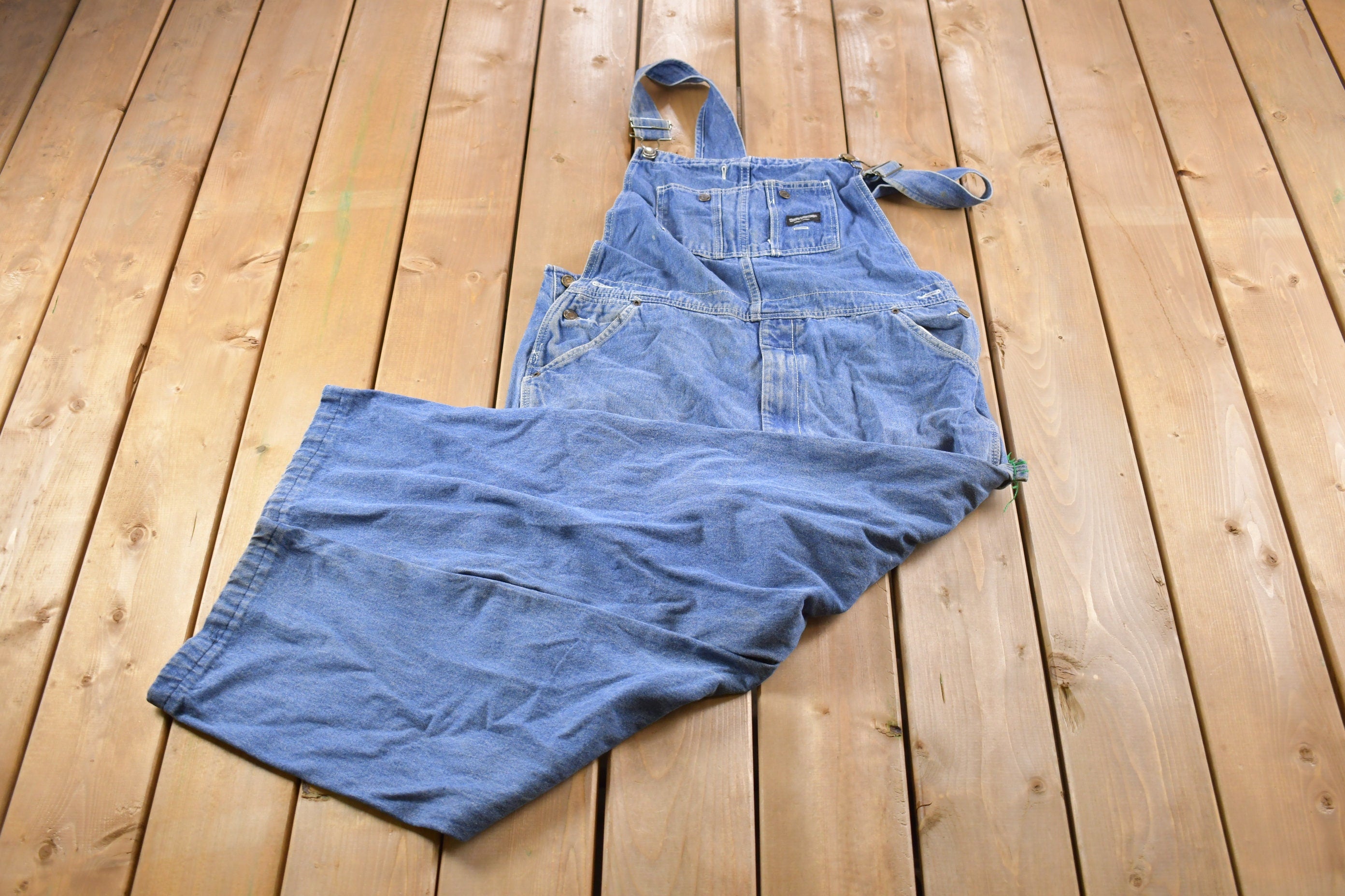 Vintage 1990s Most Wanted Denim Jean Overalls Size Medium