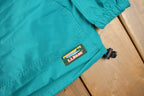 Vintage 1980s LL Bean Quarter Zip Women's Windbreaker Jacket Made In USA Size Small
