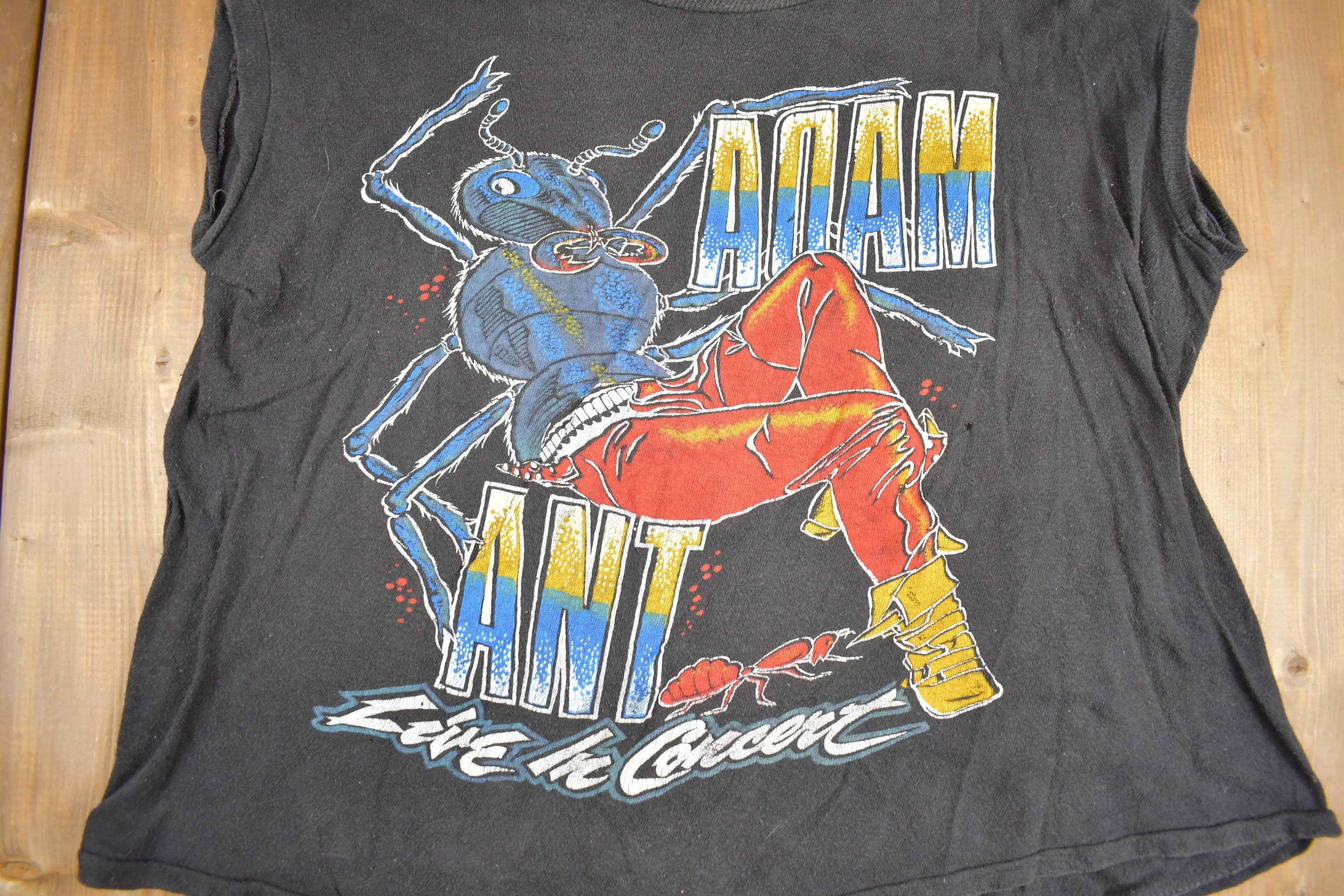 Vintage 1980s Adam And The Ants Live In Concert T-Shirt