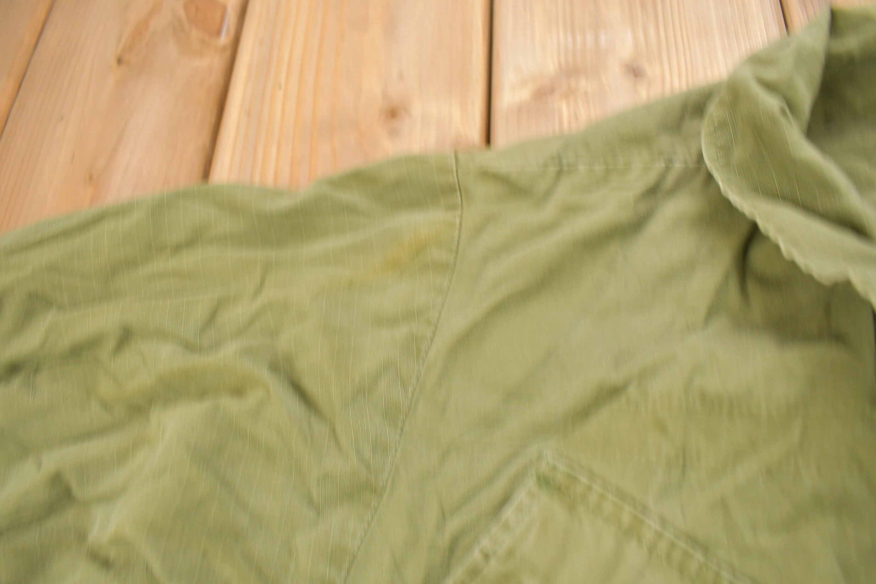 Vintage 1970 OG 107 Military Button Up Shirt