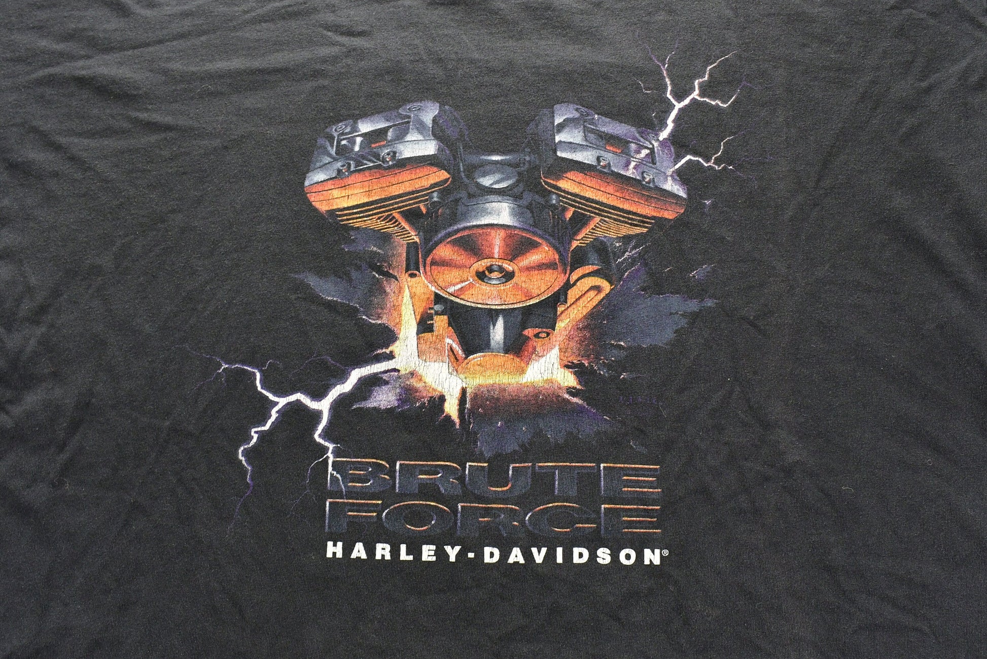 Vintage 1995 Harley Davidson Motorcycles Brute Force Don Huffman's T-Shirt