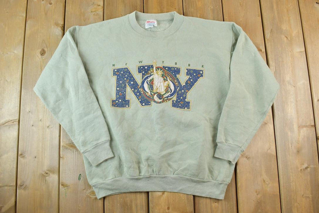 Vintage 1990s New York Statue Of Liberty Crewneck Sweatshirt