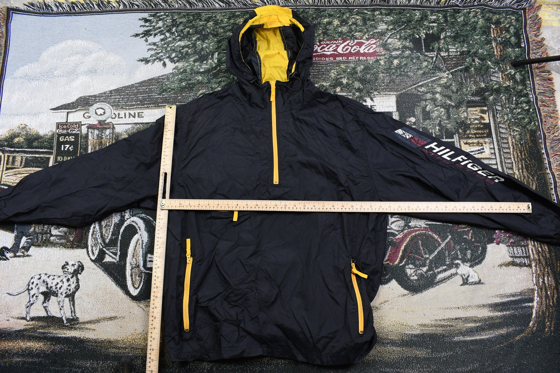 Vintage 1990s Tommy Hilfiger Quarter Zip Windbreaker