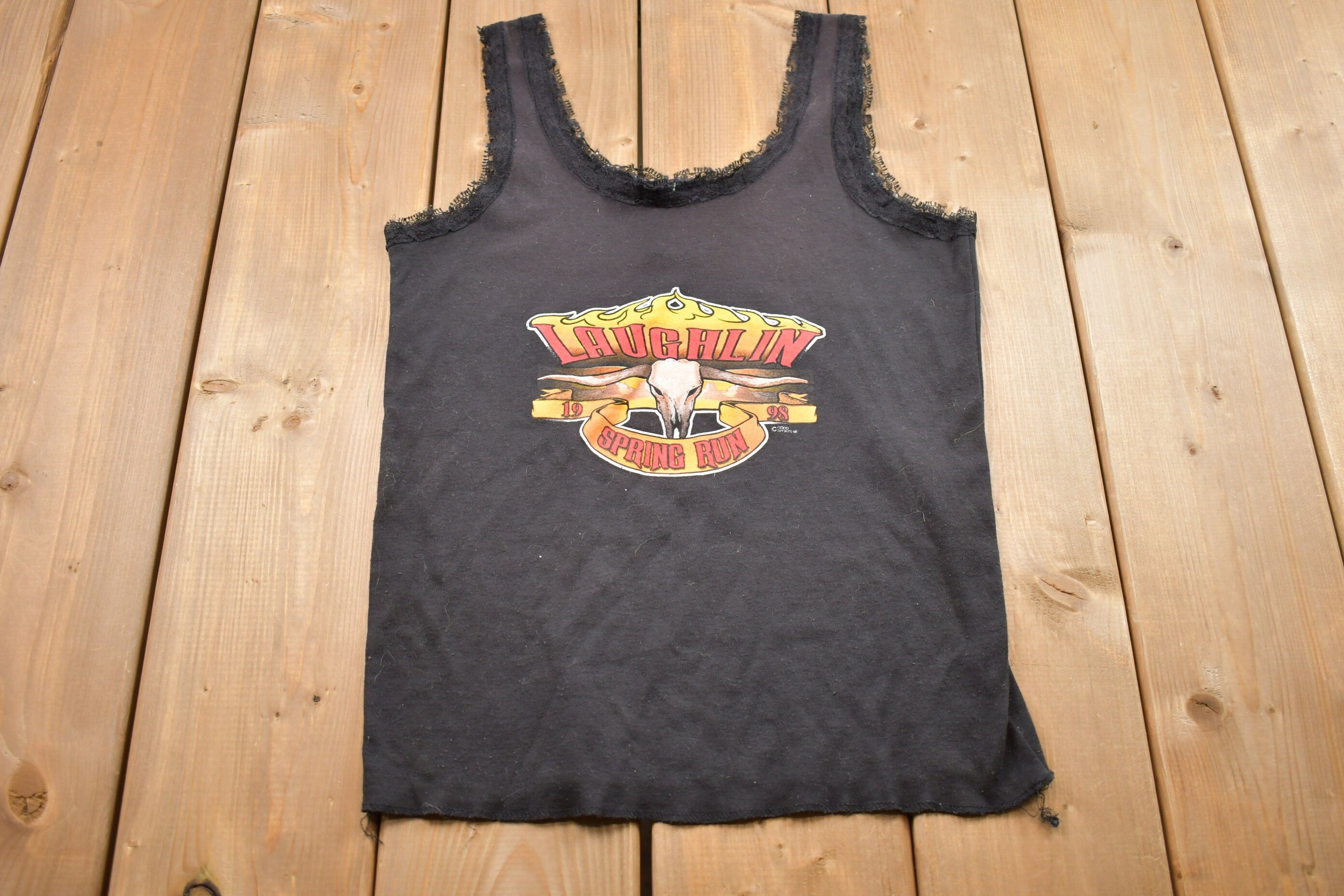 Vintage 1998 Laughlin Spring Run Graphic Tank Top