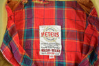 1960s Vintage Harrington Jacket Mens M-L Plaid Lined Windbreaker