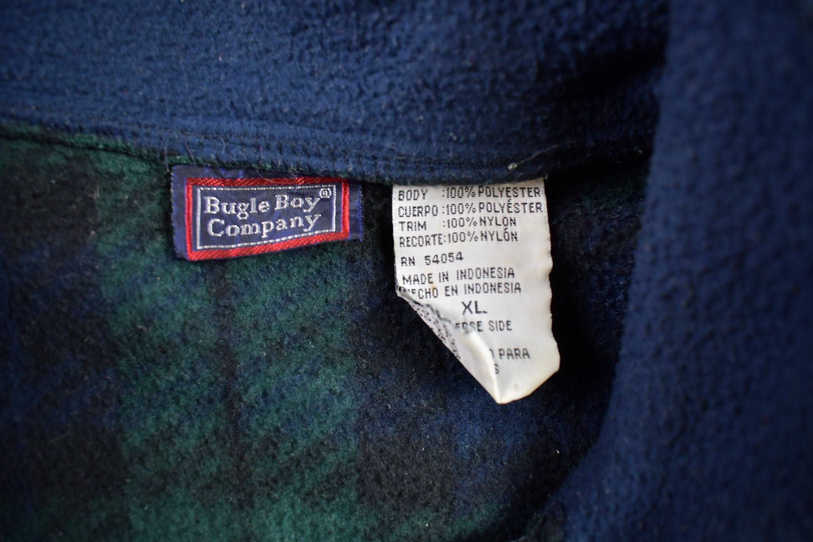 Vintage 1990s Bugle Boy Fleece Sweater