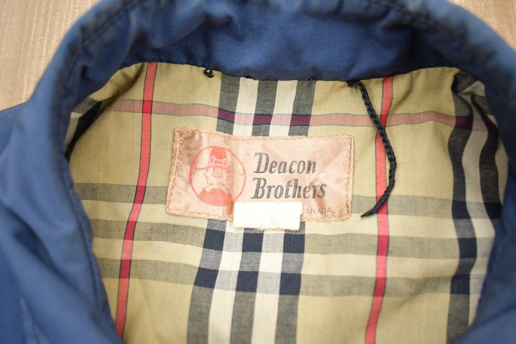 Vintage 1960s Deacon Brothers Windbreaker Jacket  Streetwear  Light Jacket  Vintage Windbreaker Checkered Liner