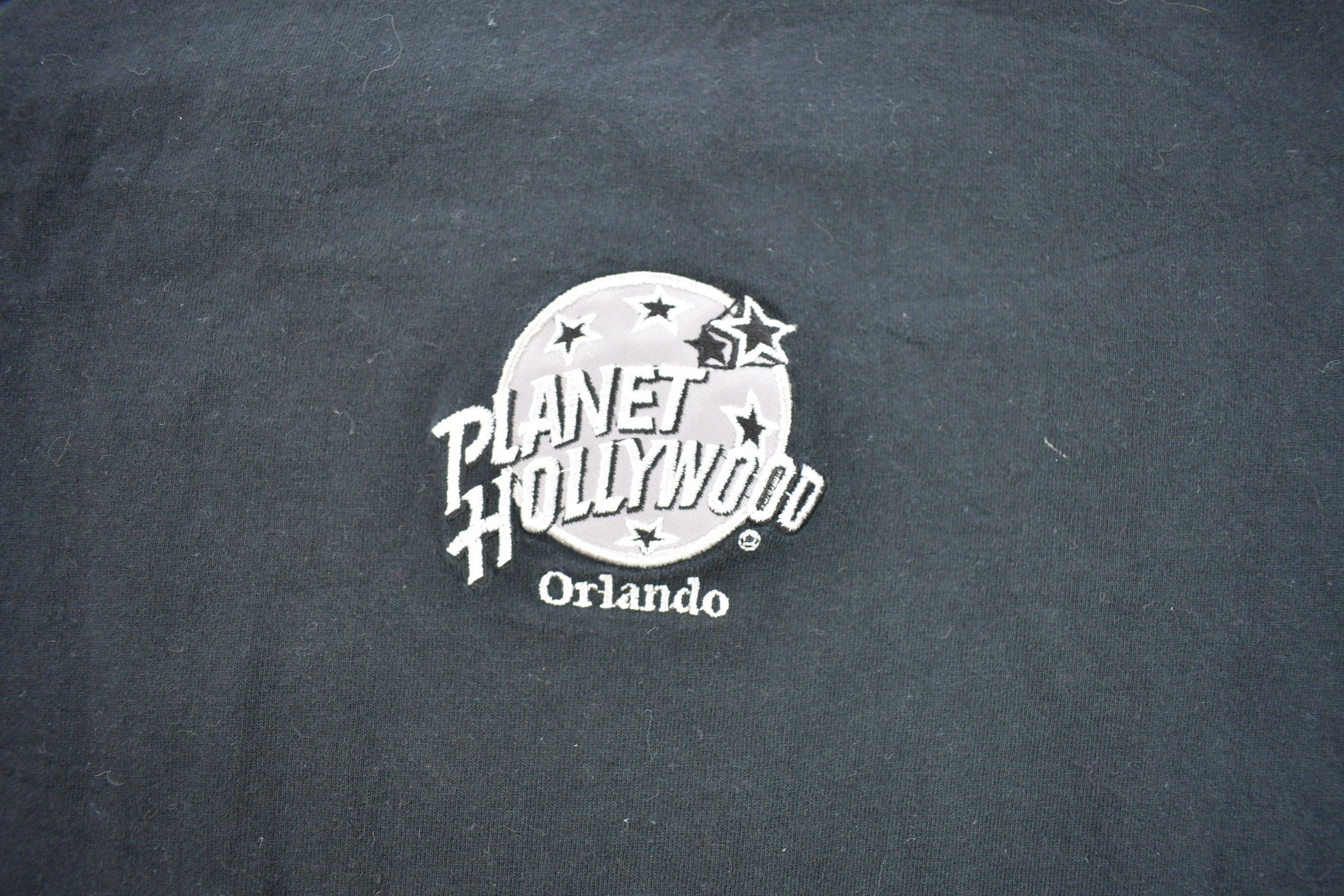 Vintage 1990s Planet Hollywood Orlando Florida Embroidered T-Shirt