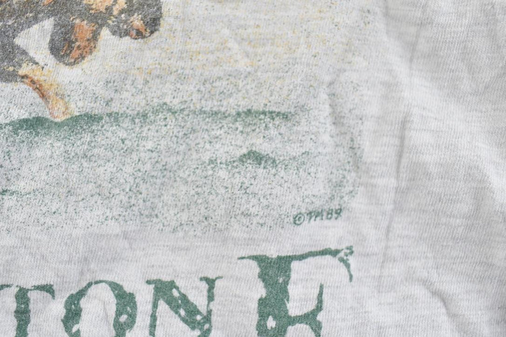 Vintage 1990s Yellowstone National Park Moose Souvenir Long Sleeve T-Shirt