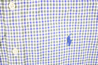 Vintage Y2K Polo By Ralph Lauren Plaid Button Up Shirt Men's L / 2000's Preppy Style / Boxy Fit Polo