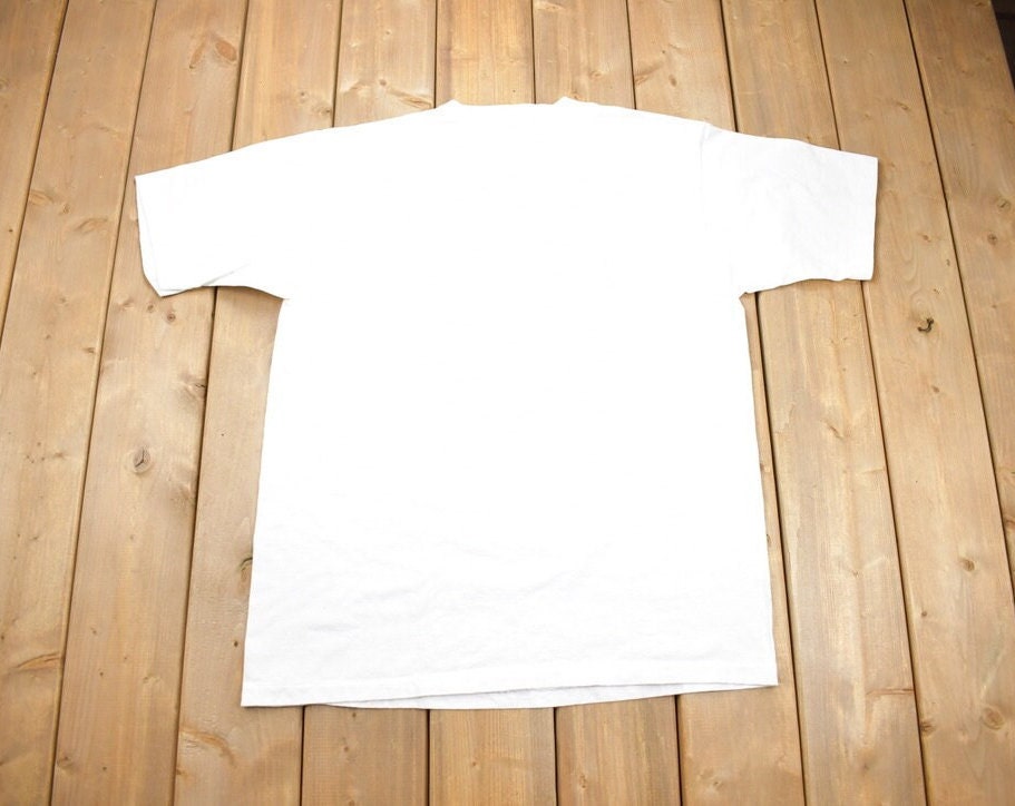Vintage 1990s NFL Hanes Player Programs Graphic T-Shirt