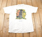 Vintage 1990s Exuma Lion Graphic T-Shirt Made In USA Adult L