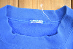 Vintage 1990s Blue Flowers And Bird Embroidered Crewneck Sweatshirt