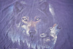 Vintage 1990s Maraic Minnesota Single Stitch Wolf Face Graphic T-Shirt Size XXXL