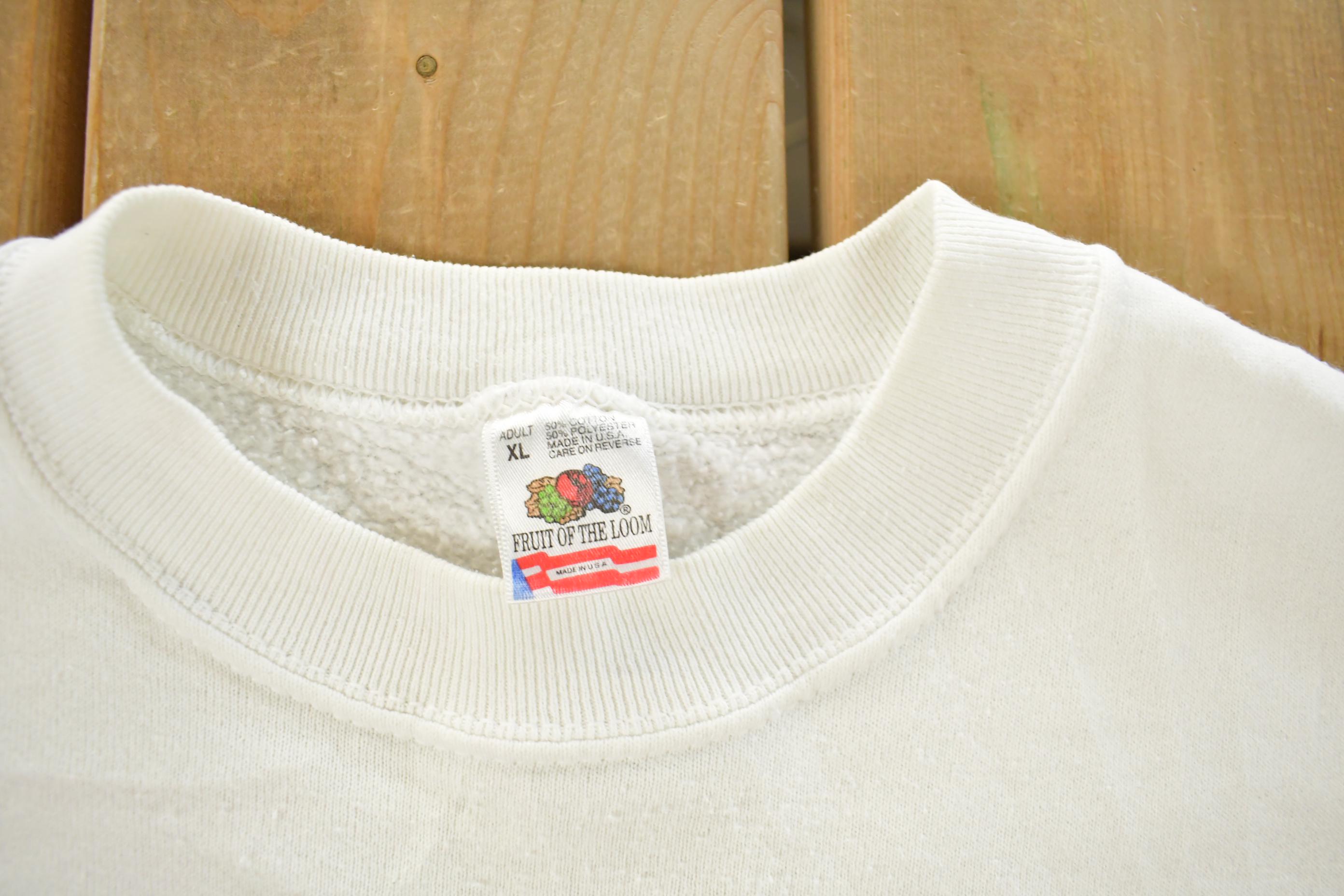 Vintage 1990s Back to the 50s Classic Cars Crewneck Sweatshirt Men's XL