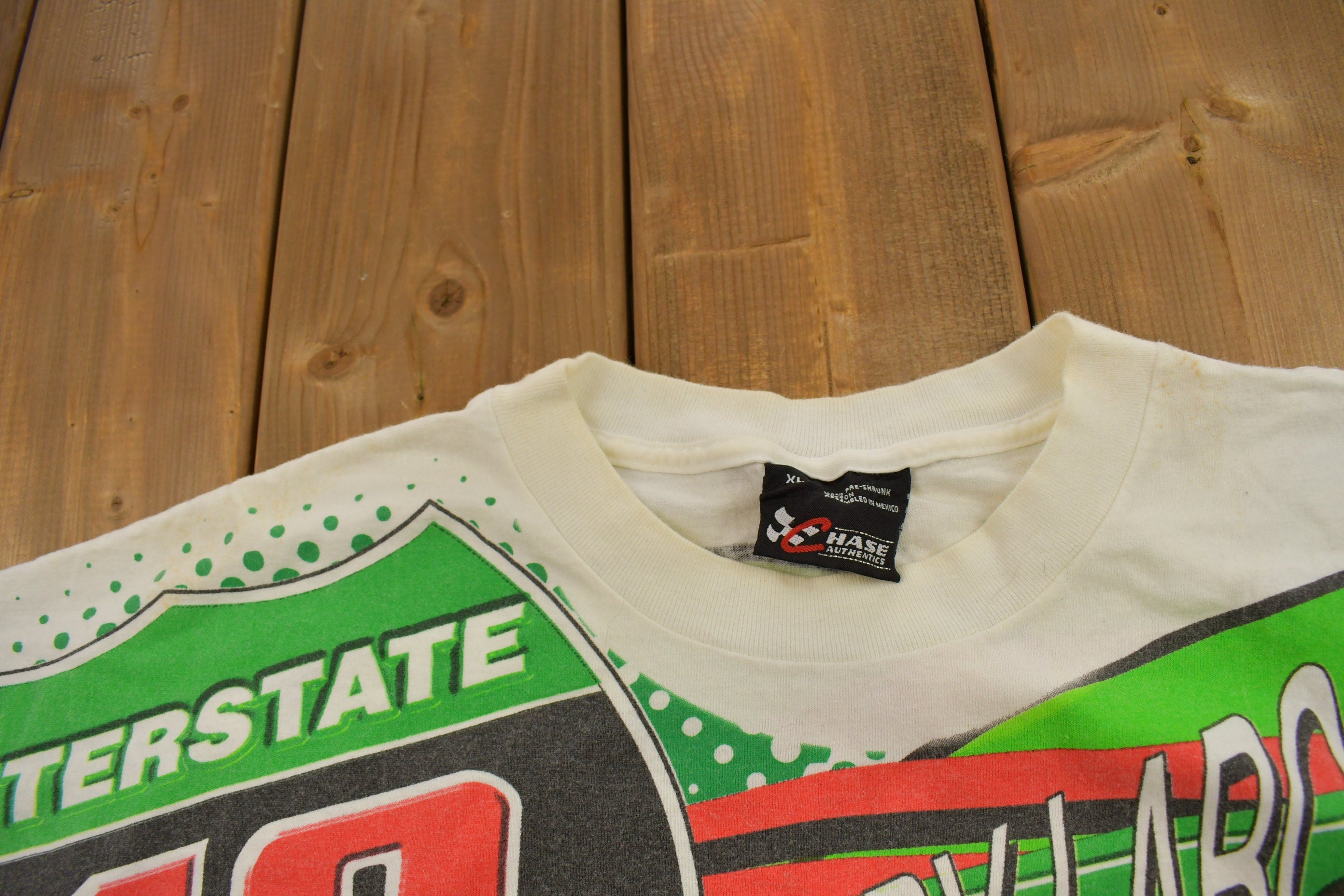 Vintage 2000 Bobby Labonte #18 NASCAR All Over Print T-Shirt