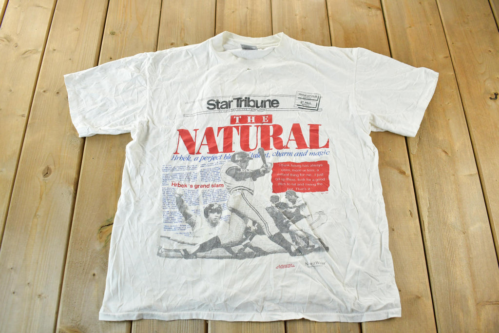 Vintage 1993 Kent Hrbek Minnesota Twins MLB Graphic T-Shirt
