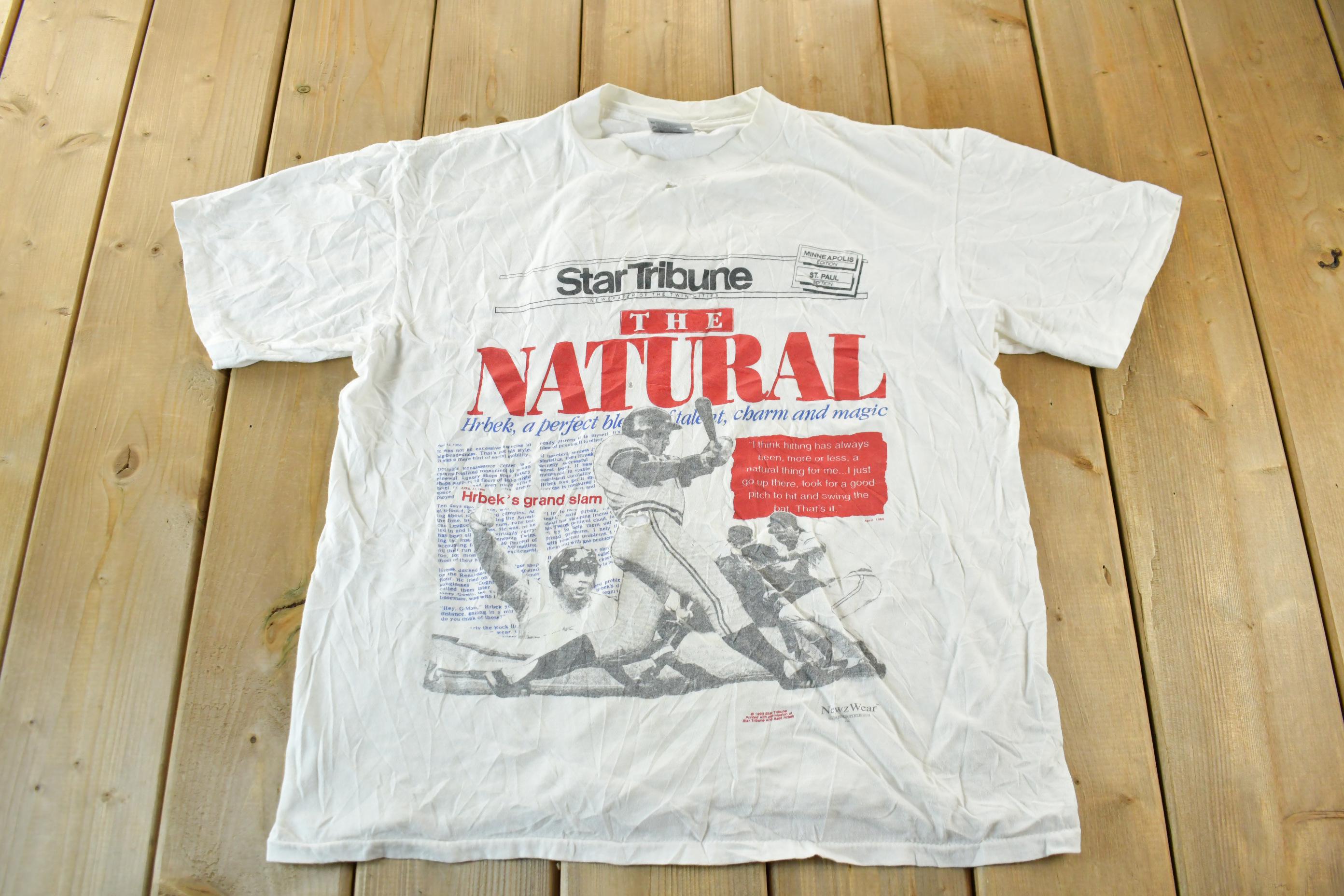 Vintage 1993 Kent Hrbek Minnesota Twins MLB Graphic T-Shirt