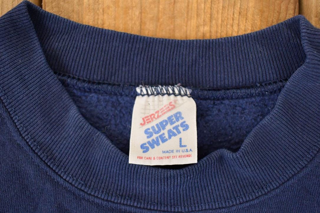 Vintage 1990s Wisconsin Dells Embroidered Sun Crewneck Sweatshirt Men's L