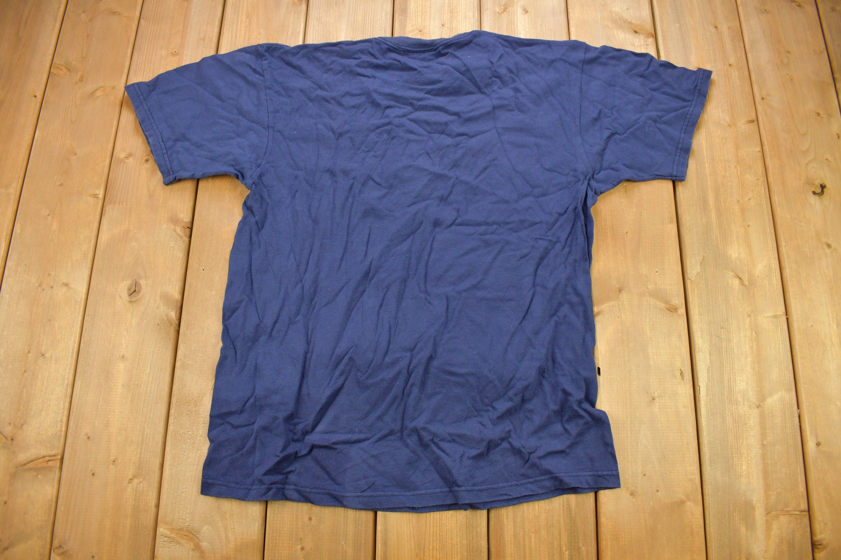 Vintage 1990s Nike Town USA Embroidered T Shirt
