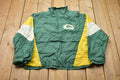 Vintage 1980s East Bay Green Bay Packers NFL Windbreaker