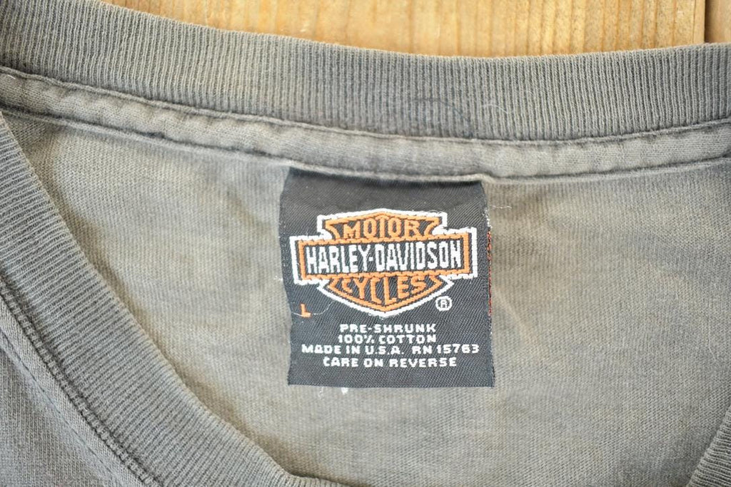 Vintage 1990s Harley Davidson Motorcycles T-Shirt Mens L