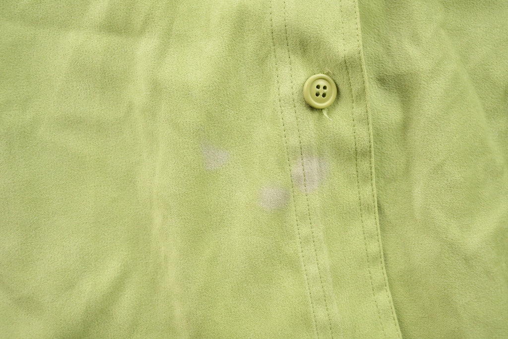 Vintage 1990s Blank Green Button Up Shirt