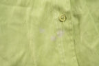 Vintage 1990s Blank Green Button Up Shirt /