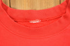 Vintage 1990s USA Flag Spell Out Crewneck Sweatshirt