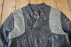 Vintage 1980s Bristol Leather Café Racer Jacket