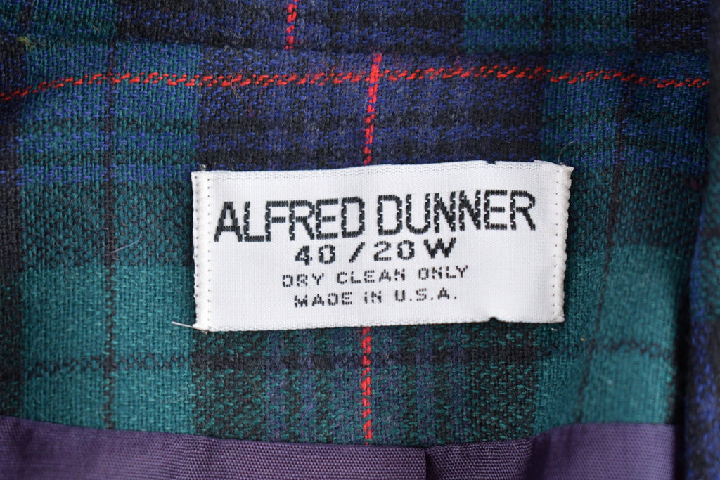 Vintage 1990s Alfred Dunner Plaid Blazer Jacket