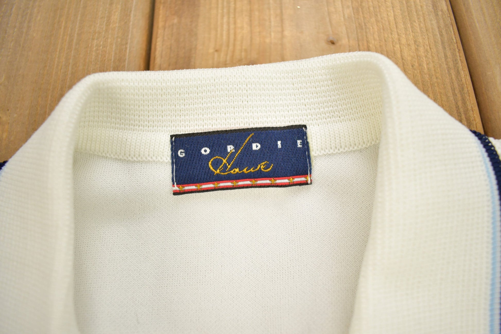 Vintage 1980s Gordie Howe American Style Collared Pullover Polo Shirt