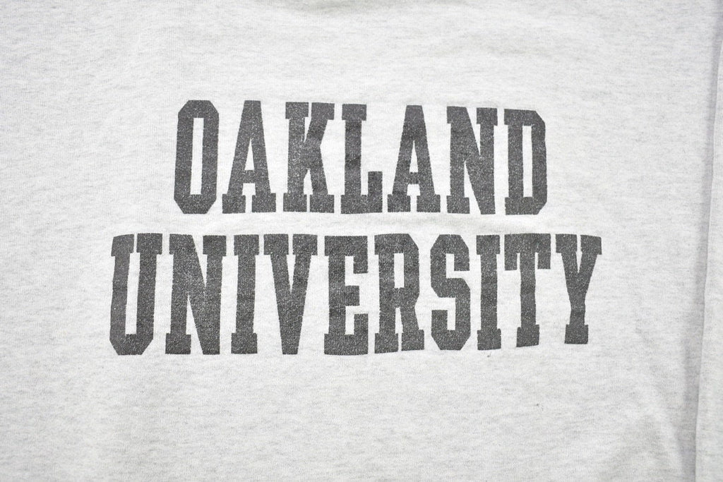Vintage 1990s Oakland University Crewneck Sweatshirt / 1990s Crewneck / Made In USA / Essential / Streetwear / 1990s / Collegiate