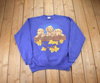 Vintage 1990s Hanes Cute Puppy Crewneck Sweater