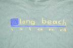 Vintage 1990s Long Island Beach Souvenir Travel Crewneck Sweatshirt
