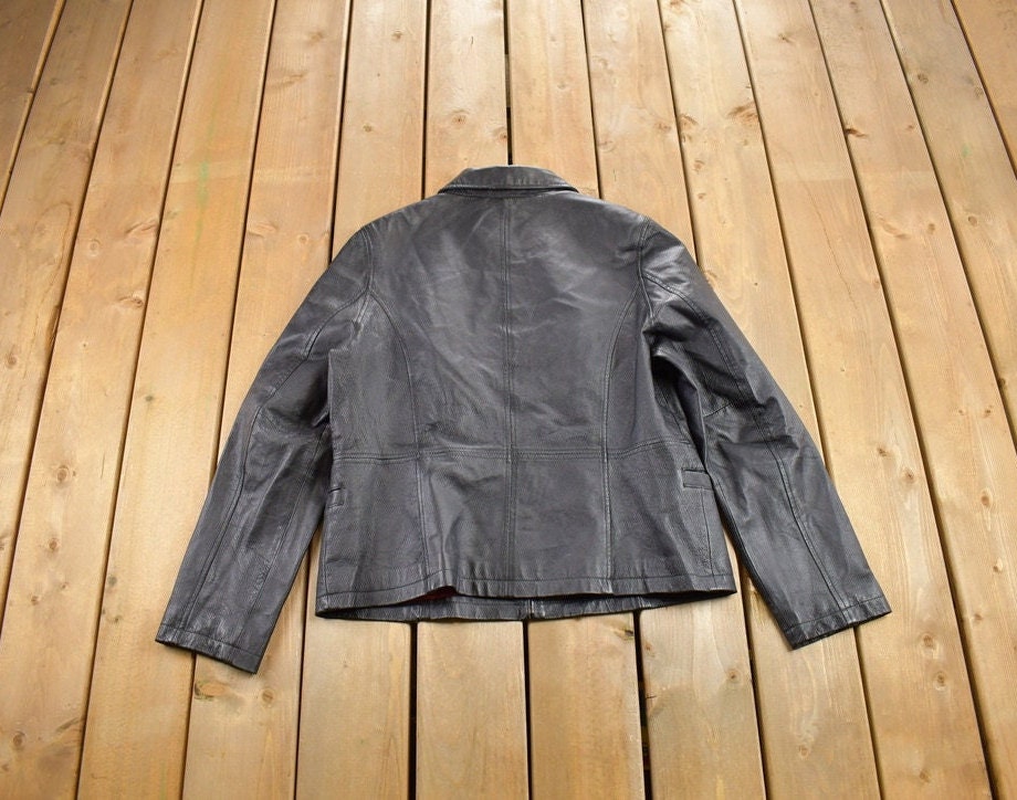 Vintage 1990s Croft & Barrow Leather Jacket