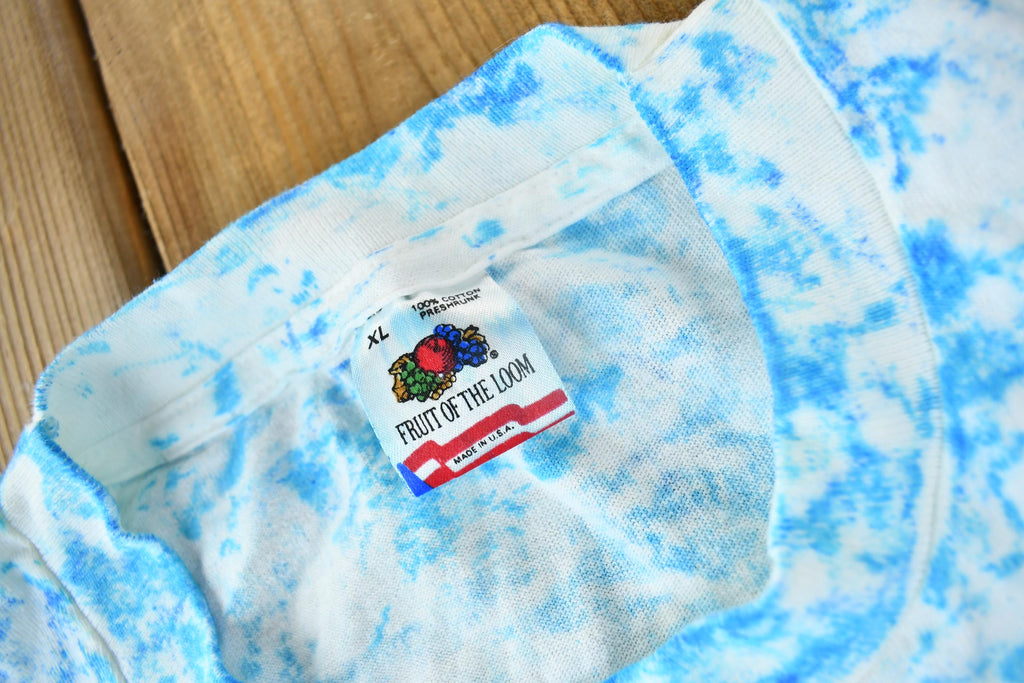 Vintage 1990s Disney Mickey Mouse Michigan Tie Dye Cartoon T-Shirt