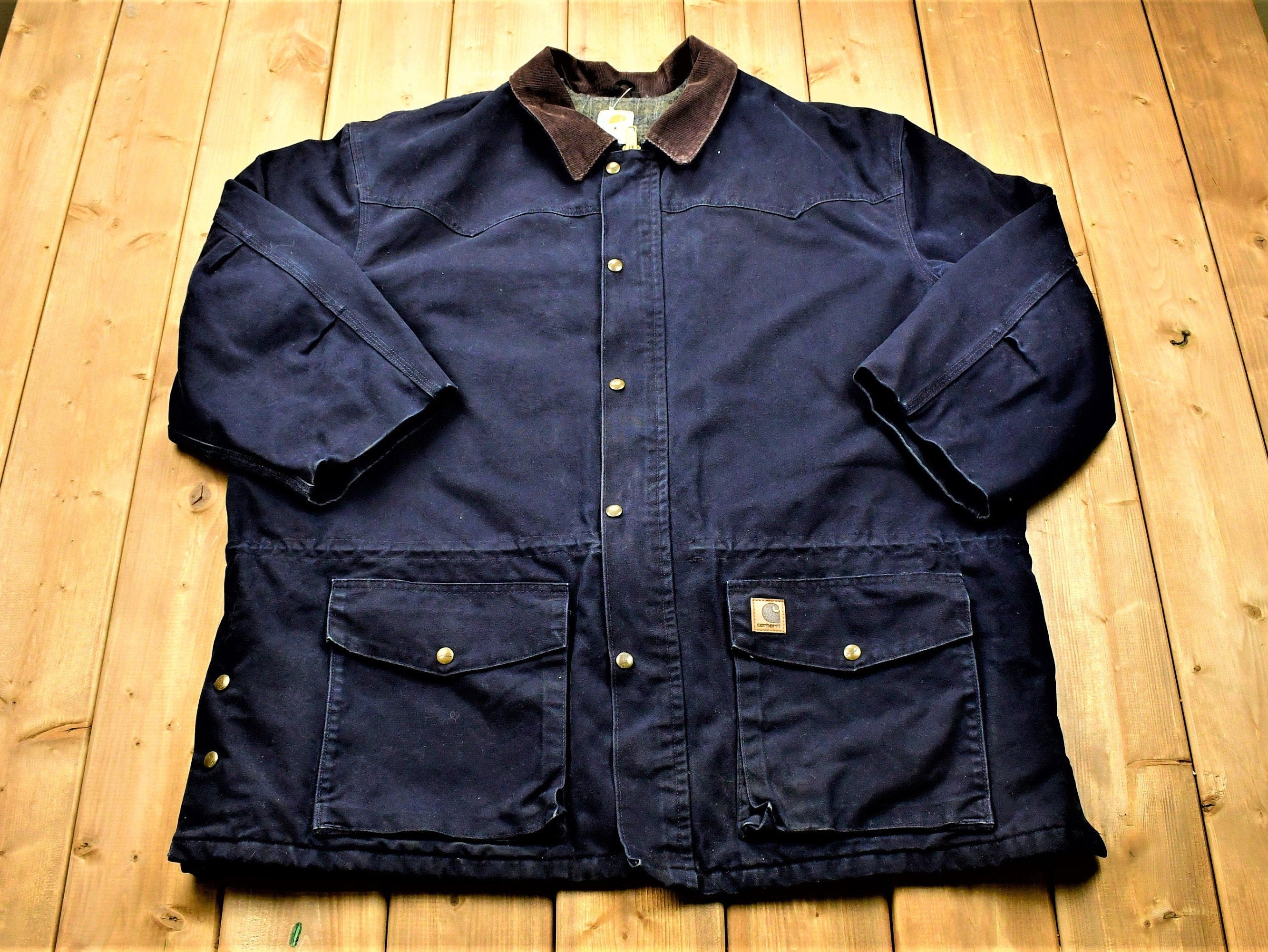 Vintage 90's Carhartt Long Chore Coat