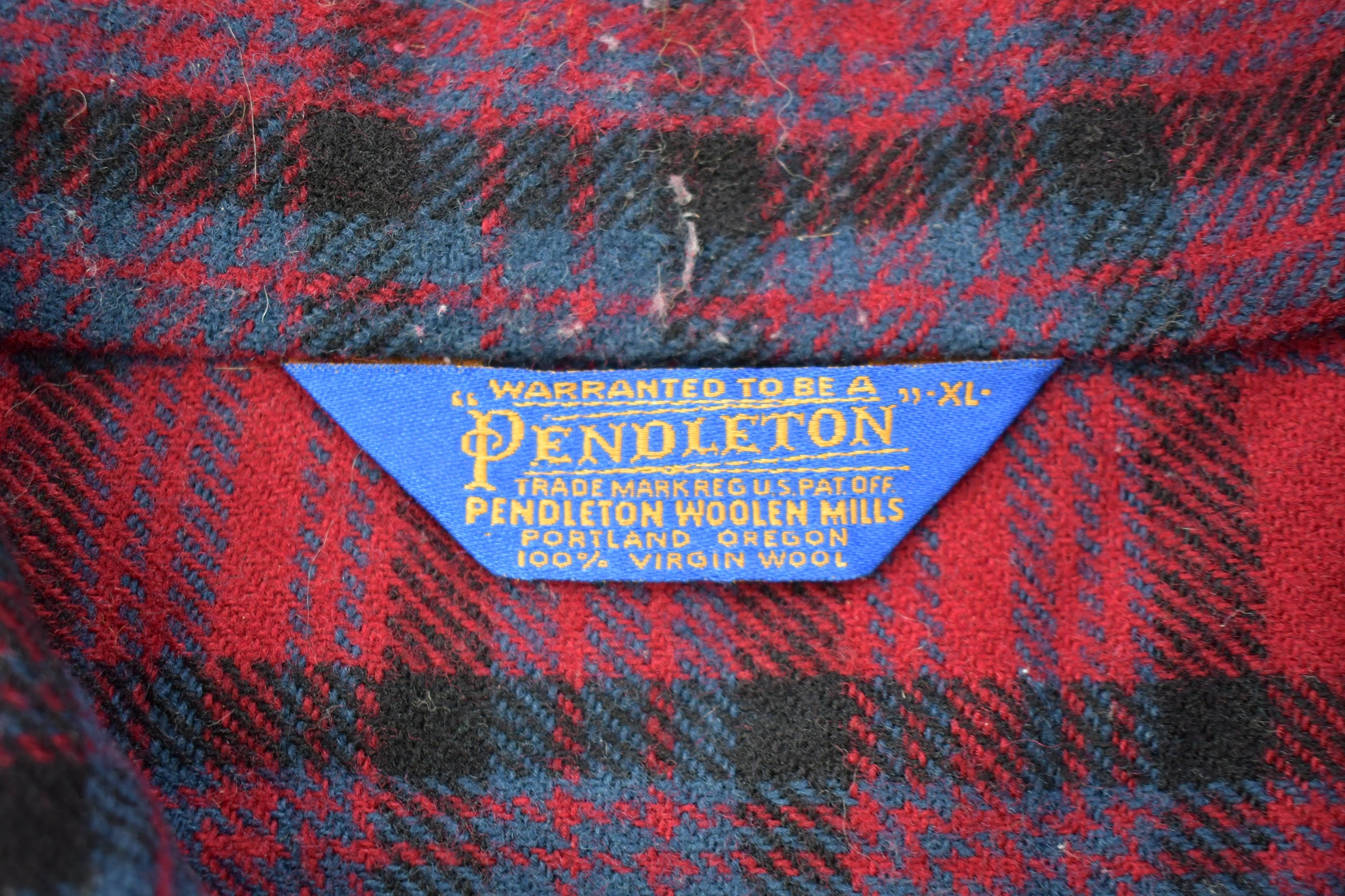 Vintage 1990s Pendleton Plaid T Snap Sweatshirt