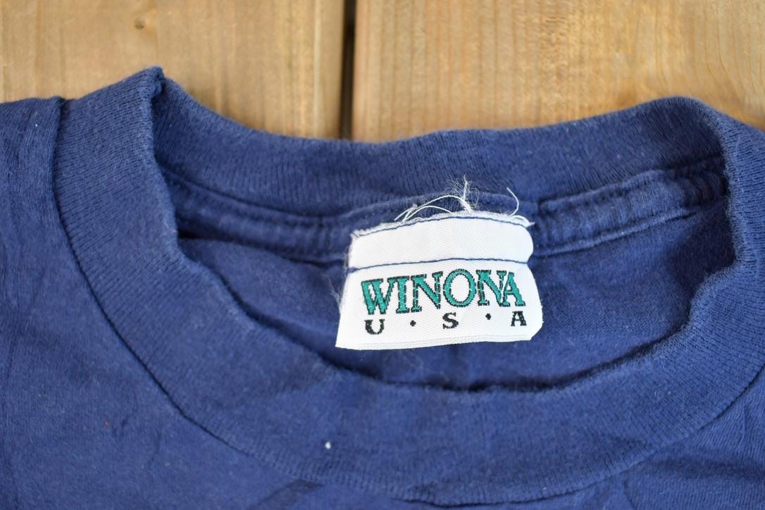 Vintage 1990s Wisconsin Bike Trail Souvenir T-Shirt