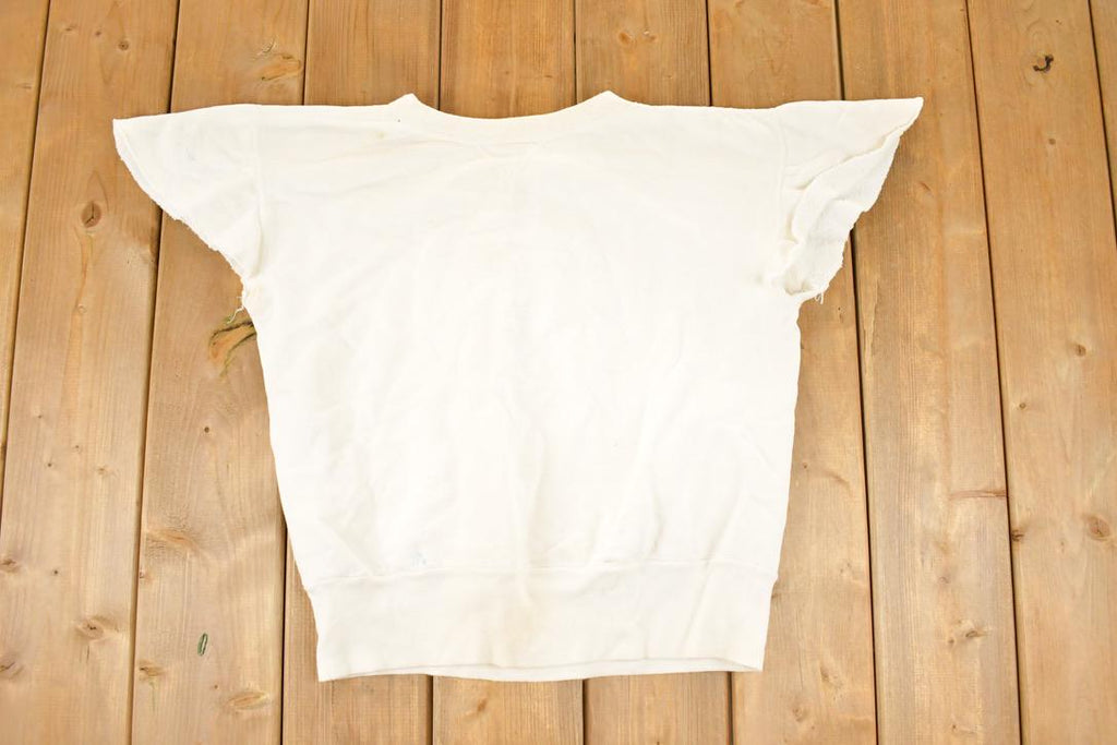 Vintage 1990s Derby Brand Sleeveless Blank Crewneck Sweatshirt Men's M