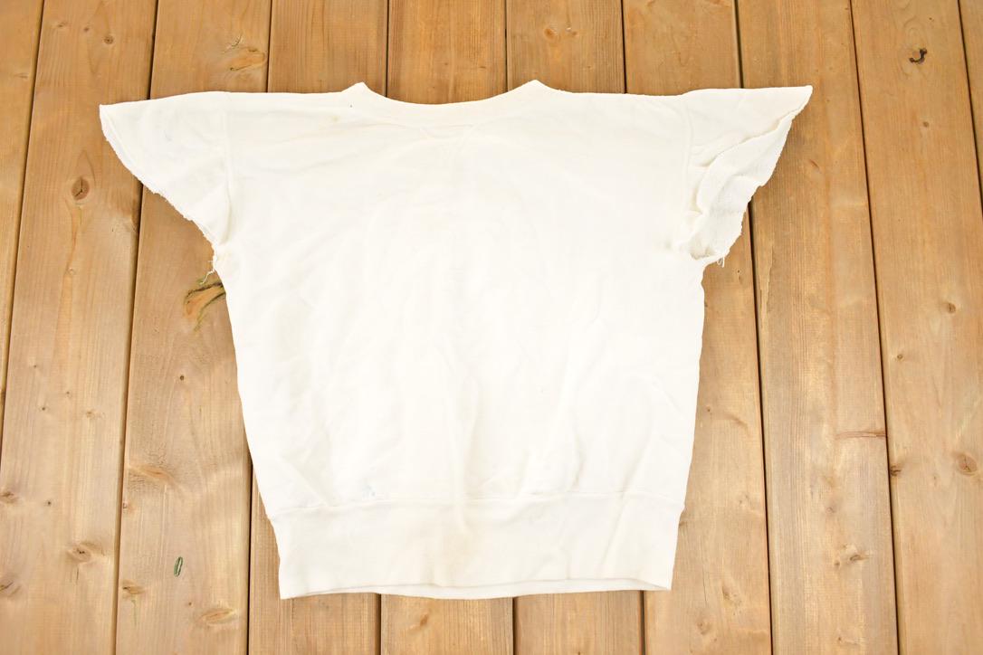 Vintage 1990s Derby Brand Sleeveless Blank Crewneck Sweatshirt Men's M